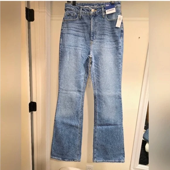 New Old Navy Flare Jeans Higher Rise Size 2 - Picture 1 of 3
